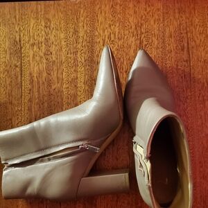 Marc Fisher Taupe Heeled Boots